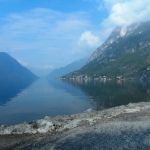 Luganomeer vanaf camping/Luganersee von der Campingplatz
